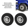 2 PCS RC Car Tires Wheels Strong Cushioning Better Grip Improved Performance RC Car Accessories for 1:14 Dump Truck