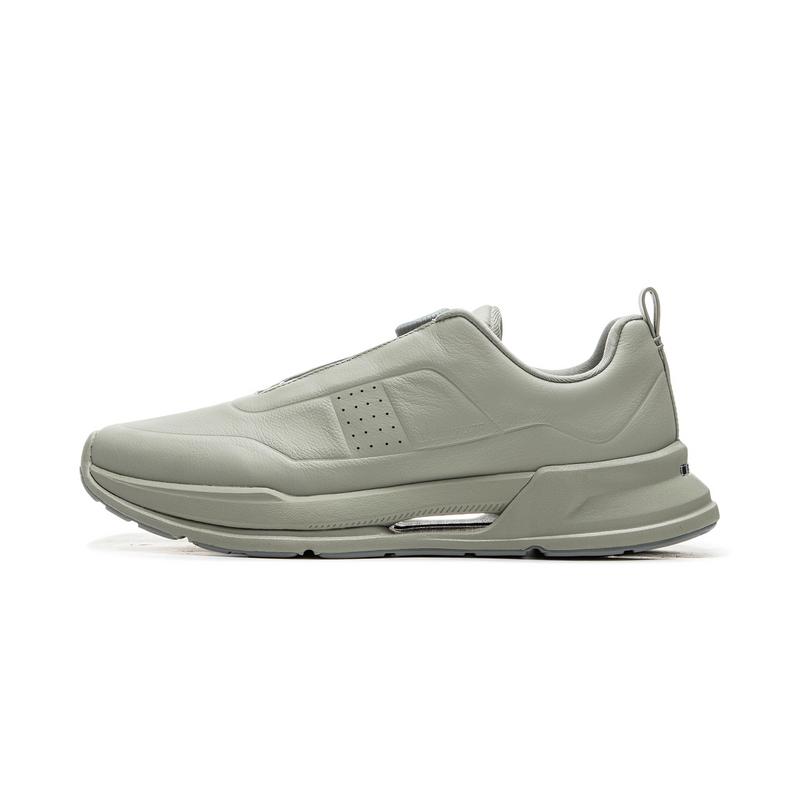 Li-Ning 1990 Commuter Series Fashion Comfortable Minimalist Durable Non-Slip Low-Top Casual Running Shoes Men Sneaker Frost-Gray ALLU013-3