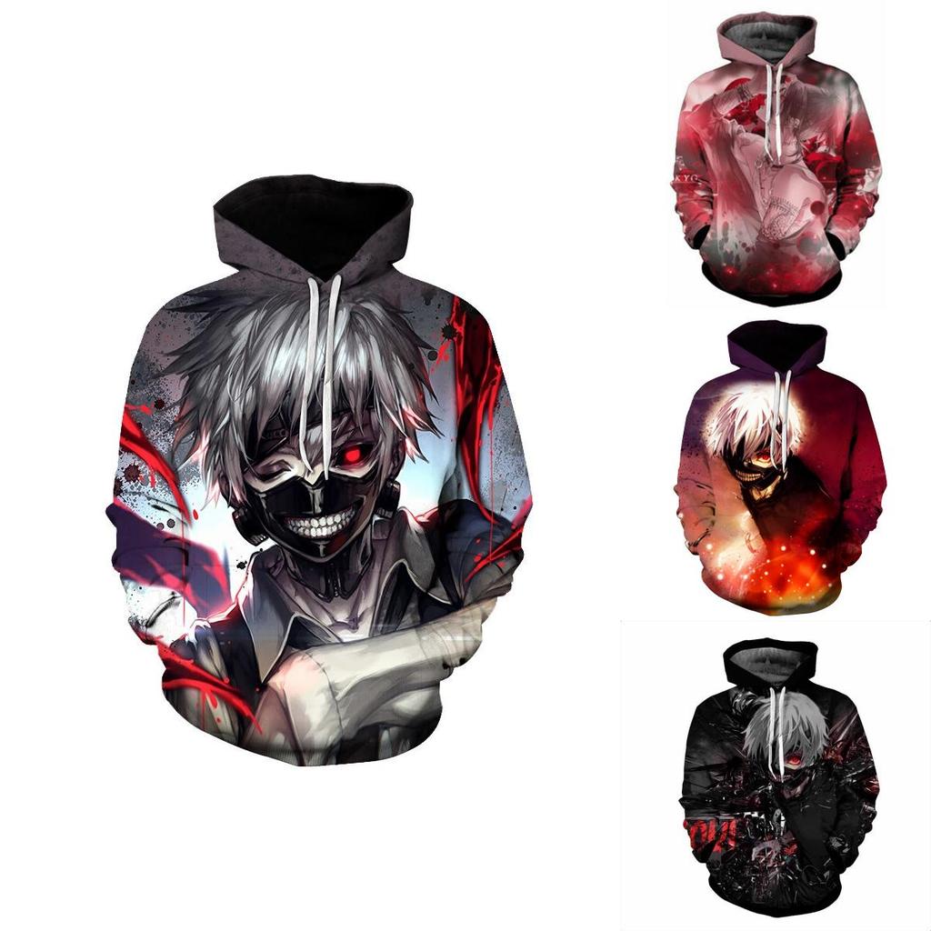 Brin Sweatshirt Unisex Tokyo Ghoul Cosplay Sweater Capuche Sweat Pullover Hoodie