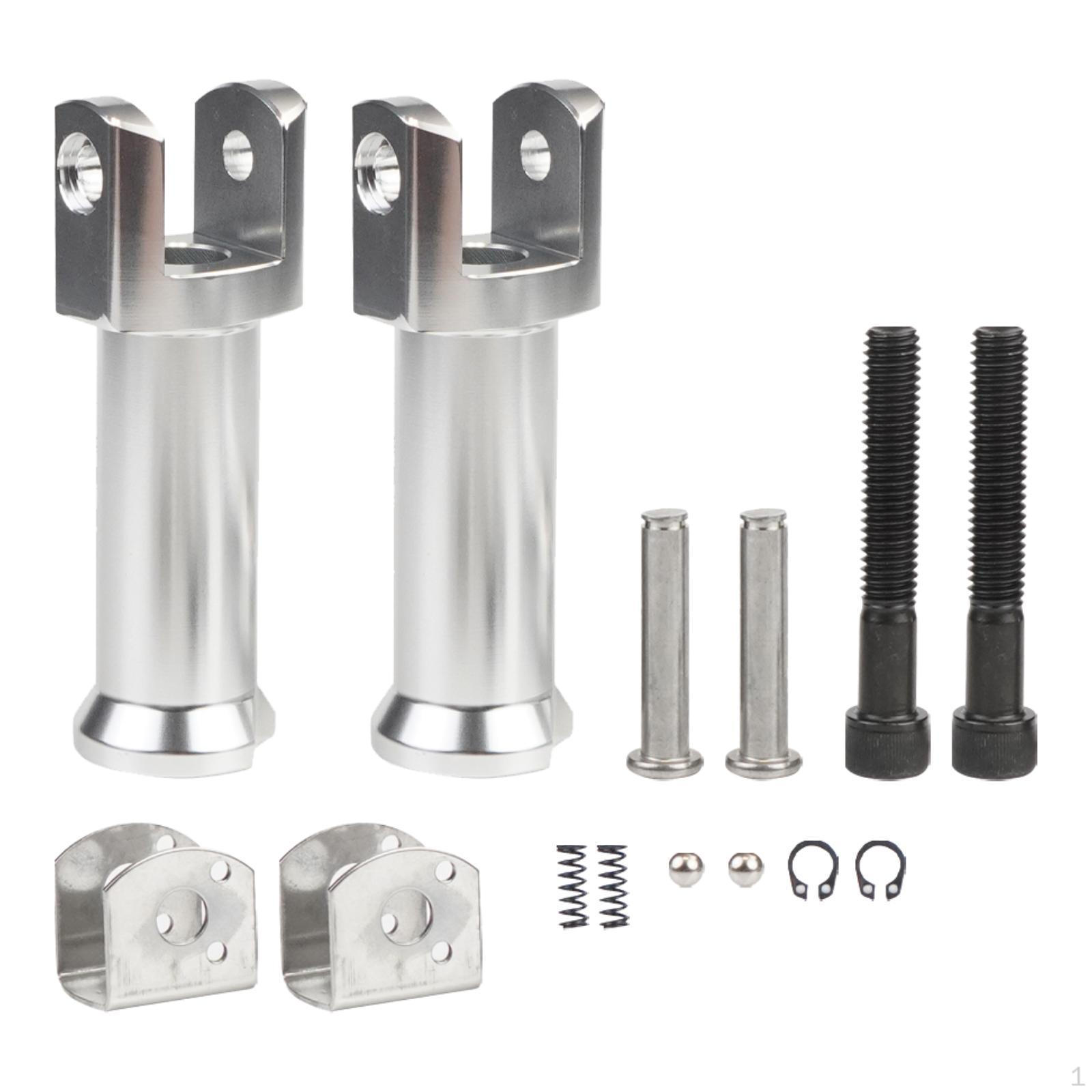 

Комплект поддержки подножек пассажира для легкой установки серебряный