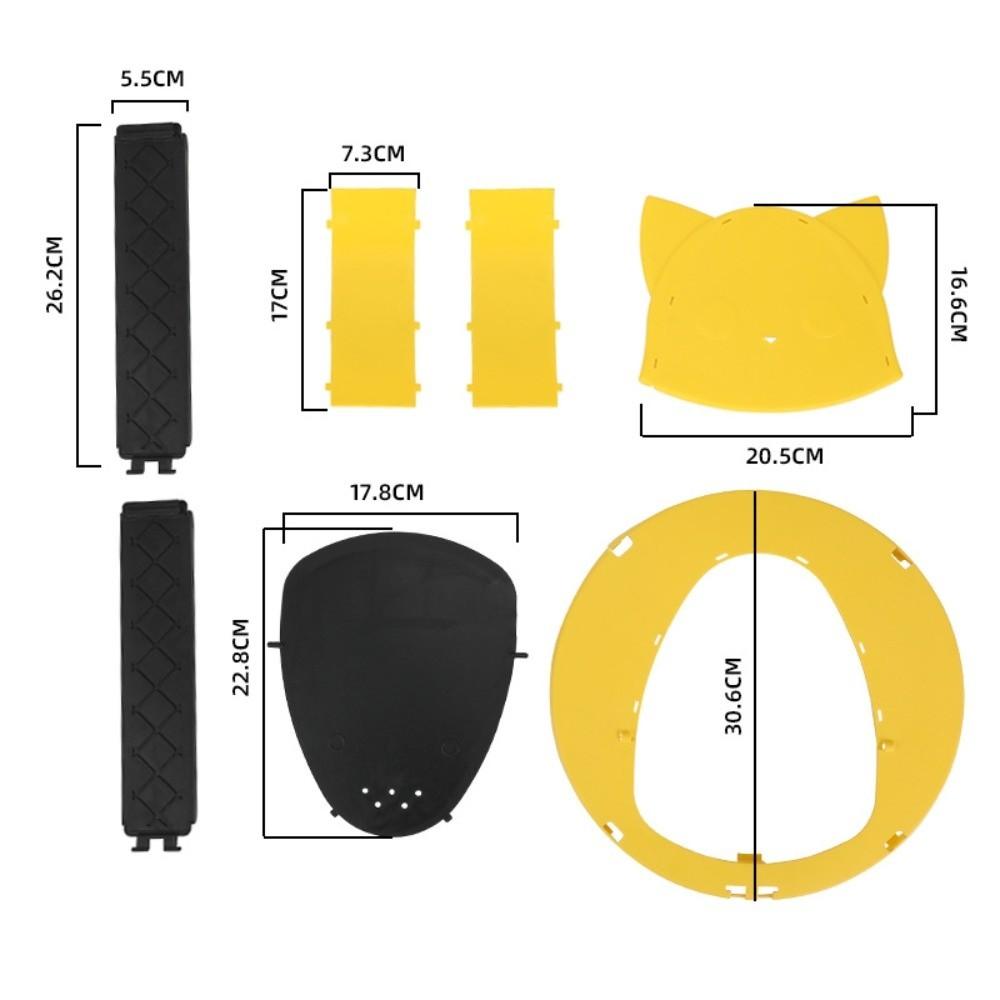 New PP Material Mouse Trap Bucket Flip-style Auto-Reset Multi-Catch Trap Yellow Owl Mouse Traps Indoor Home Use