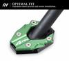 MotHeart Side Stand Plate for Ninja ZX-4RR 2023-2024 Bike Parts Side Stand Extension Kickstand