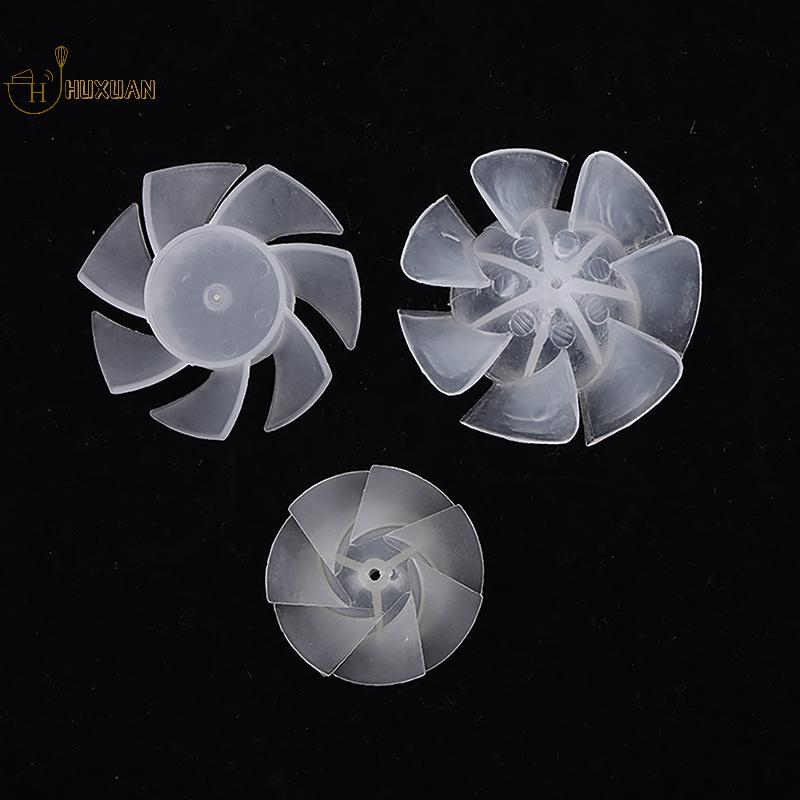 1 Pz 7 Pale Ventola in Plastica Diametro Esterno Pale 35mm/42mm/50mm/65mm Pala Ventola di Raffreddamento in Plastica Per Asciugacapelli