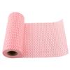 50pcs Disposable Non Stick Oil Non Woven Duster Dish Cloth  Hand Towel for Kitchen (Red)