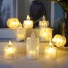 Candele LED Senza Fiamma Candele a Colonna LED Incluse Batterie Perfette per Natale Riunioni di Famiglia Cene a Lume di Candela