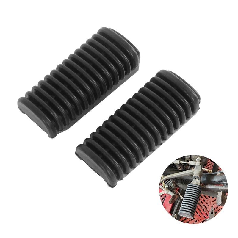 For BMW R45 R65 R75 R90 R100 Front Footrest Rubber Pedal Pad Cover Cafe Racer Accessories