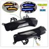 Left & Right Dynamic Led Side Wing Mirrors Turn Signal Light Indicator Lamp for Toyota iQ Camry Prius Prius+ Crown Mark X Avalon