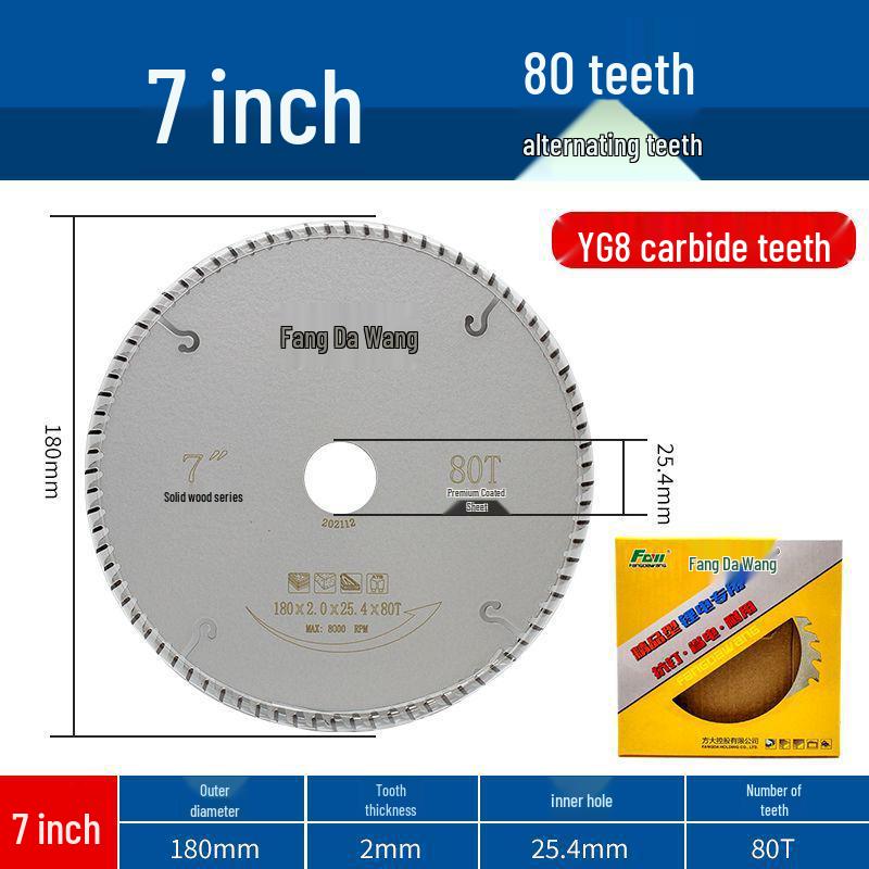Woodworking YG8 Alloy Circular Saw Blades: 4-inch, 7-inch, and 10-inch for Portable Cutting Machines