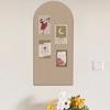 Large Arched Felt Bulletin Board Curved Felt Panels for Office And Home Decor Stylish Cork Board Alternative for Notes Photos And Memos