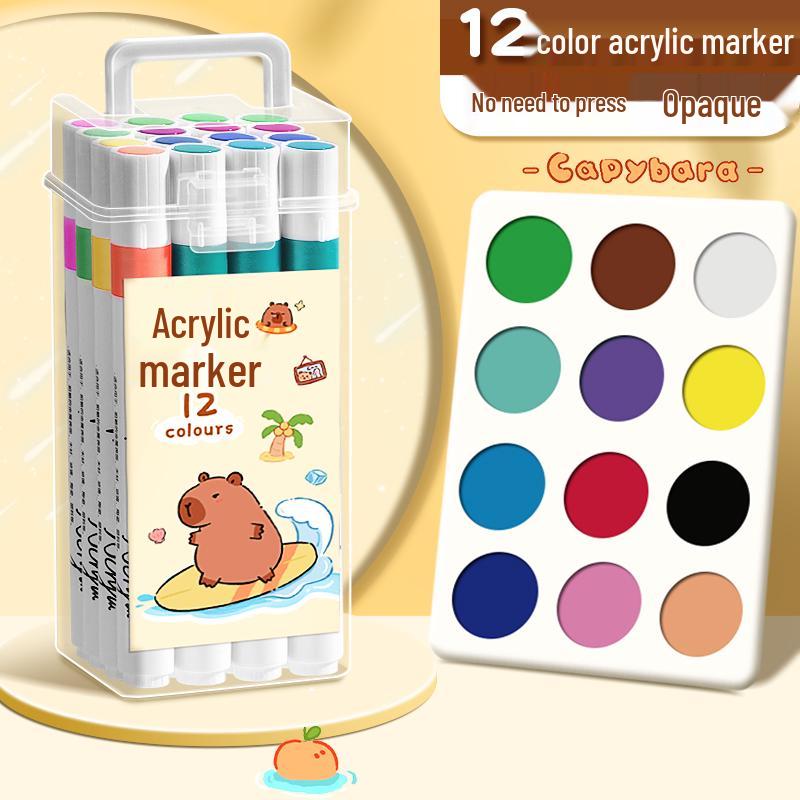 Acrylmarker & Waschbare Buntstifte für Kinder - Kunstbedarf für Grundschule & Kindergarten