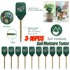 3-10PCS Mini Flower Potted Soil Analyzer Moisture Meter Hygrometer Tester Garden Plant Flower Soil Analyzer Analysis Instrument