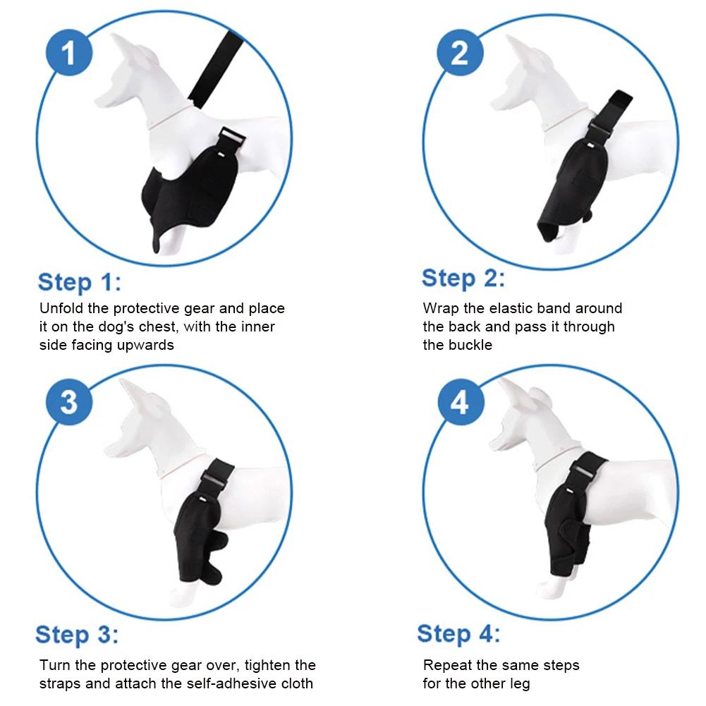 Tutore Protettore Completo per Gomito del Cane per Legamenti Strappati per Tutte le Razze Canine per Gomito e Spalla del Cane Gomito Igroma Tutore per Zampe Anteriori