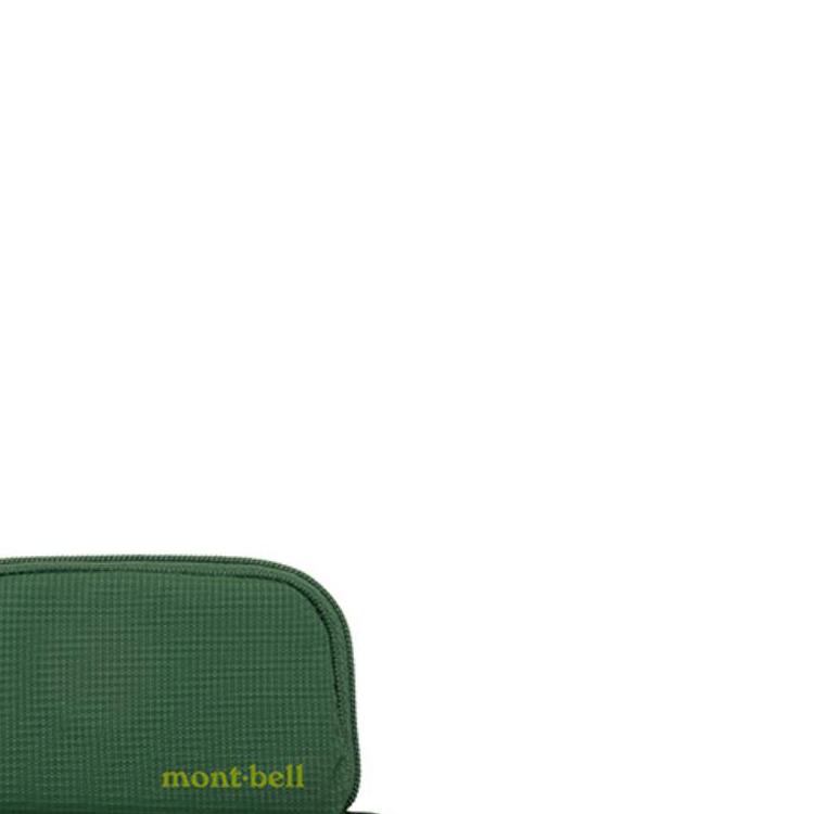 MONTBELL Монограммный нейлоновый кошелек мини унисекс для пары зеленый