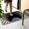 Vortex Well Mat: A Stunning Optical Illusion for Your Entrance | Unique Floor Mats | 3D Graphic Designs Skid resistant carpet