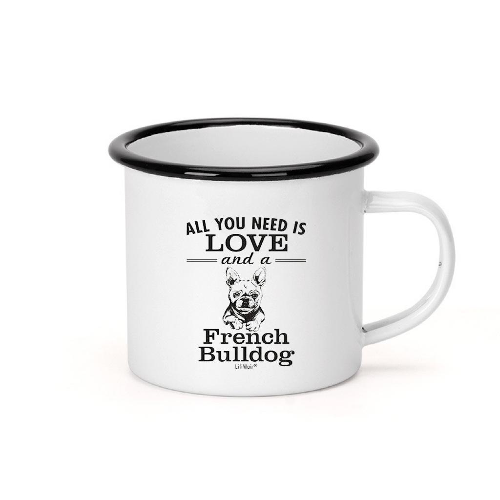 Vintage Large Capacity Enamel Mug Blank Heat Transfer Printing Gift Cup