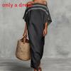 Polyester Striped Loose Fit Dress For Casual Spring Fashion