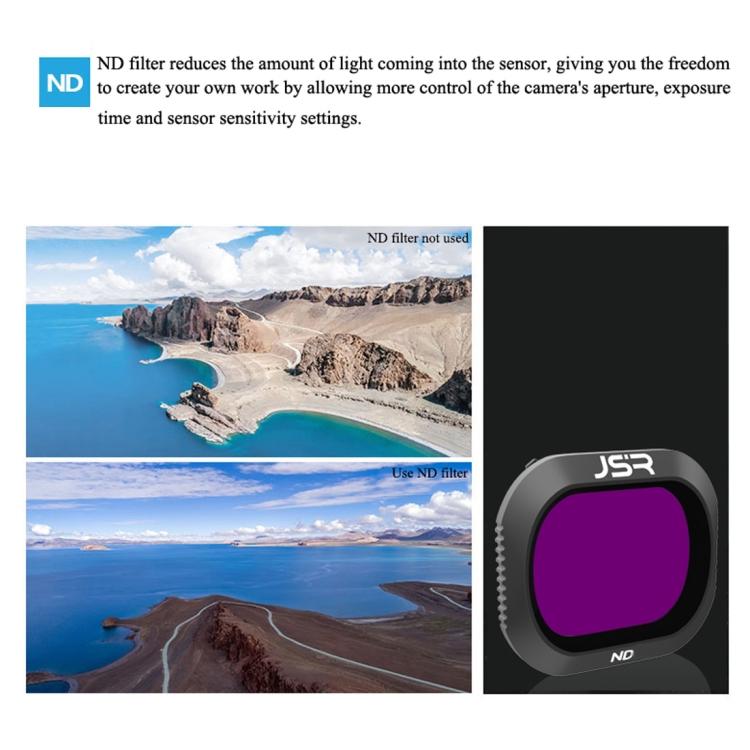 JSR Drone 6 In 1 UV+CPL+ND4+ND8+ND16+ND32 Lens Filter for DJI MAVIC 2 Pro