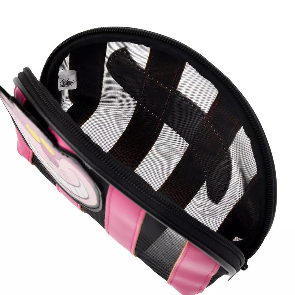 DISNEY Cheshire Cat Pouch Glow-in-the-Dark Mesh ( CHESHIRE CAT ) Japan NEW