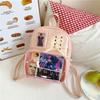 Trendy new transparent backpack high school large capacity college student backpack pain women travel