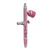 Pistol Aerograf Roz Duze Diametru 0.3mm Pistol de Vopsit Aerograf Portabil pentru Nail Art