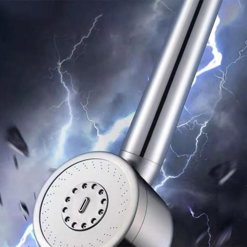 304 Stainless Steel Three-Speed Pressure-Boosting Shower Head Household Shower Set Rainfall Shower Head Bathroom Accessories