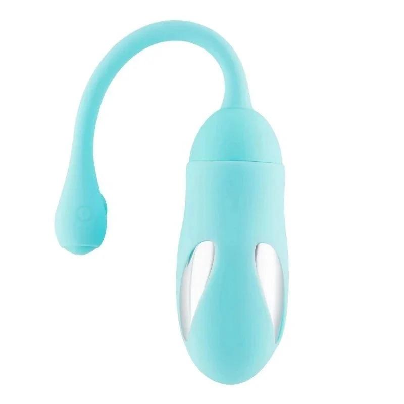 Huevo vibrador con control remoto inalámbrico por aplicación