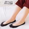 Non-slip Flat Shoe Slippers (see-through Black)/stocking Slippers