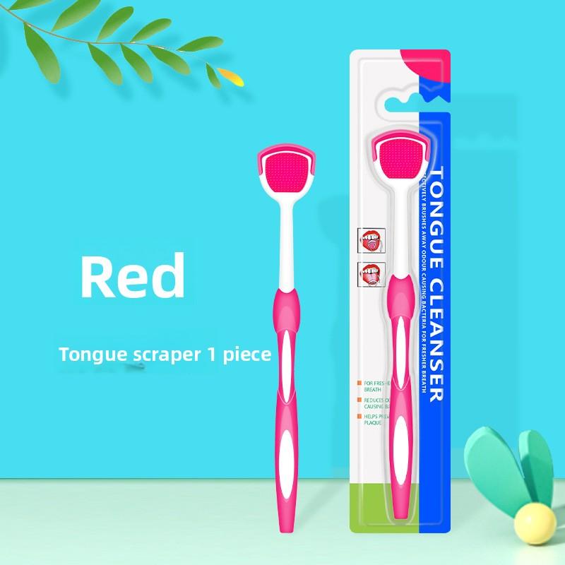 

Nanotong Teat Cleaner - Plastic Card Packaging - Single Unit Independent Packaging - Tongue Scraper - Eliminates Bad Breath - Cleaning Device красный