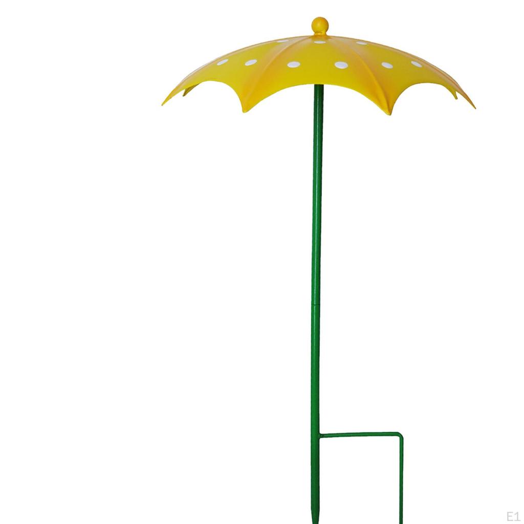 Plant Umbrella with Stake Reusable Canopy Convenient Flower Pot Decor for Balcony Patio Lawn Porch