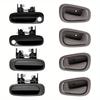 SET OF 8 PCS Outside Inside Door Handle BLACK/GRAY For TOYOTA COROLLA 98-02