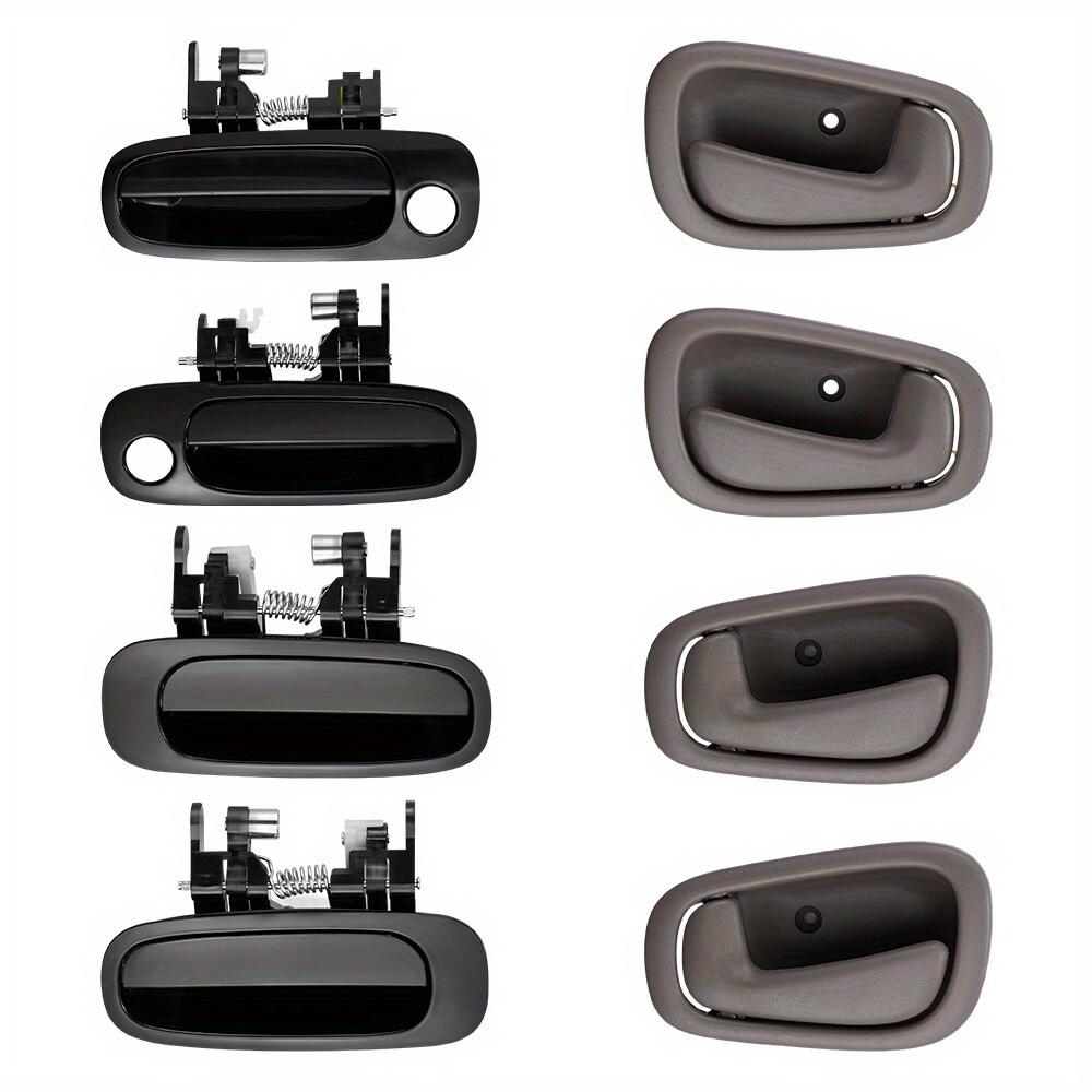 SET OF 8 PCS Outside Inside Door Handle BLACK/GRAY For TOYOTA COROLLA 98-02