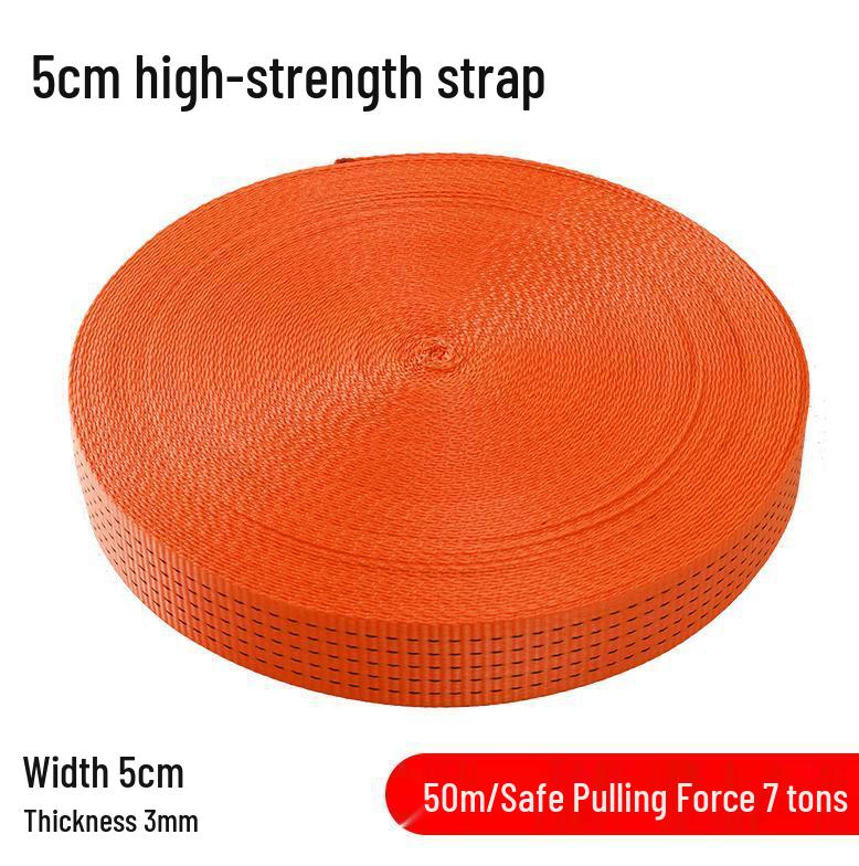 Truck Cargo Tow Rope: Durable, Wear-Resistant Polyester Webbing Strap
