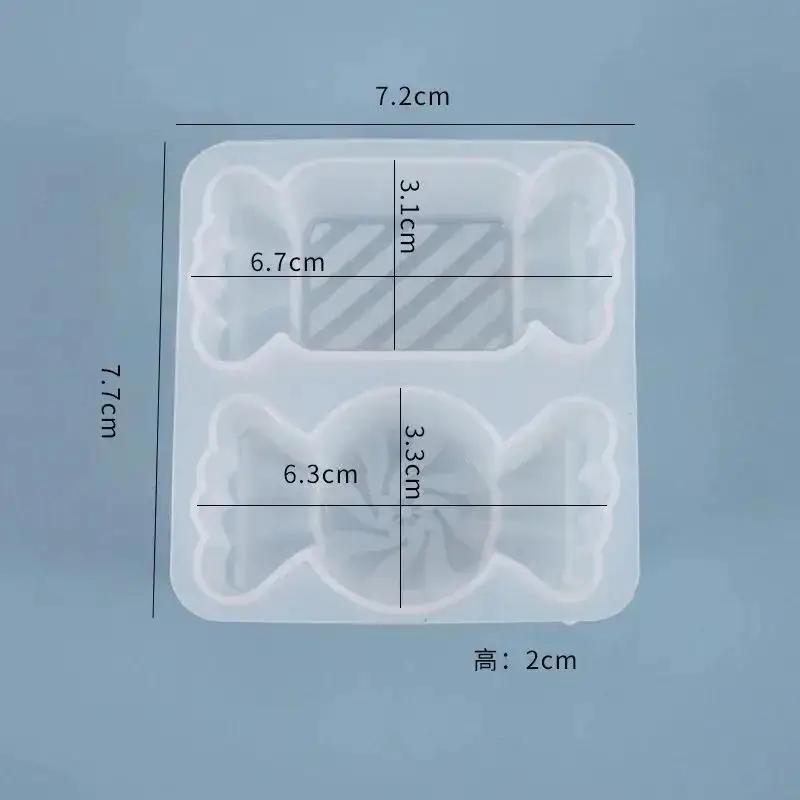 Sugar Candy Shaped Silicone Resin Molds Resin Molds Handmade DIY Handcraft Jewelry Accessories Jewelry Mould Resin Silicone Mold