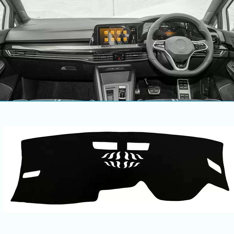 For Volkswagen VW Golf 8 MK8     Car Dashboard Sun Shade Cover Mat trument Desk Non-slip Pads Accessories