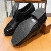 VAINER Herren S Premium Anzugschuhe Schwarz+Muster 1f30
