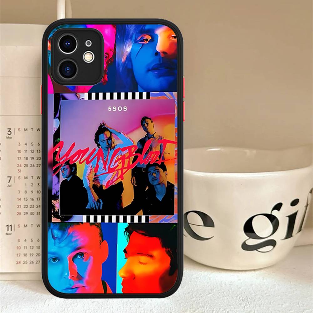 5 S-Seconds of S-Summer Band Matte Transparent Phone Cover For iPhone Case 16 15 14 13 12 11 Pro Max X XS Max Plus