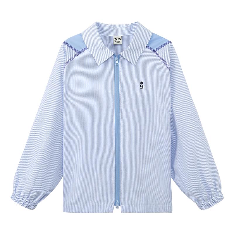 

Zouxi Boy s 2025 Autumn Long-Sleeve Zipper Shirt 150