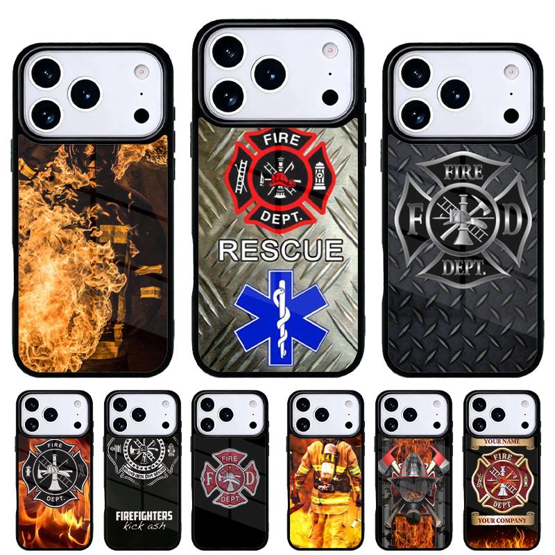 fire fireman firefighter Phone Case for iPhone 17 16 15 14 13 Pro Max Back Cover for 12 11 Pro Coque