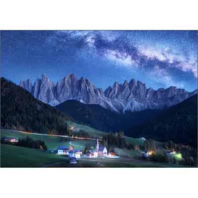 Puzzle Korea Dolomiten Sternennacht Puzzle 3218
