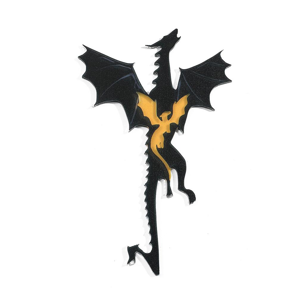 Anime Black Dragon Bookmarks Collection Gift for Book Lovers Acrylic Book Mark for Men Women Teacher Friend Kid Marker Reading