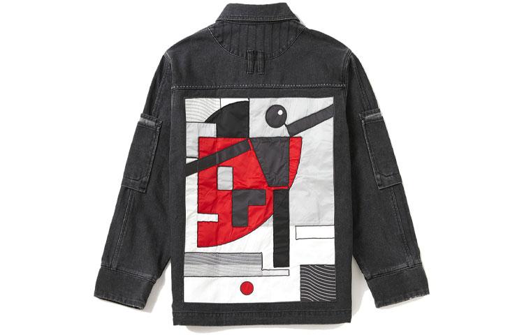 Li Ning Denim Jackets Men s Denim Gray Lapel Moderate Other AJDR207-2 L