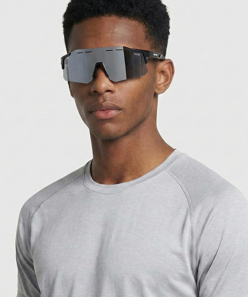Tuditeo Nus Goggles Uv Protection Athletic Sunglasses C1 Silver/Black Frame