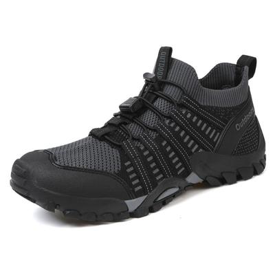 Outdoor Hiking Shoes Hiking Camping Thick-Soled Breathable Mesh Creek Walking Shoes Bag Head Anti-Collision Shoes Wading Shoes Fishing Shoes