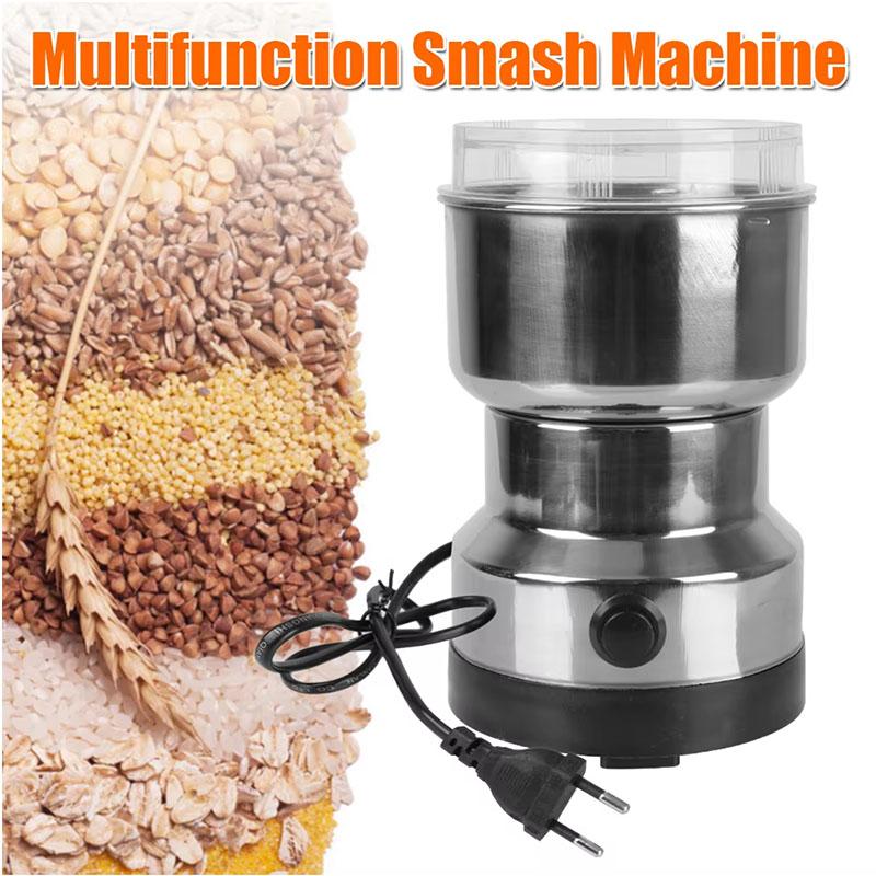 Upgraded latest kitchen multifunctional 4-leaf cereal grinding coffee chopped home electric coffee grinder nut bean flavor mixer
