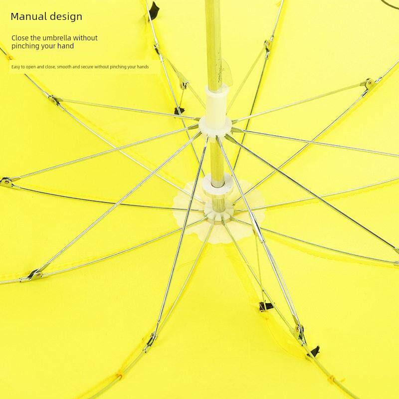 Children's Umbrella for Boys, Kindergarten-Specific Mini Umbrella for 1-2-3-4 Year Old Kids, Ultra-Light Cartoon Umbrella, Cute and Sun-Protective