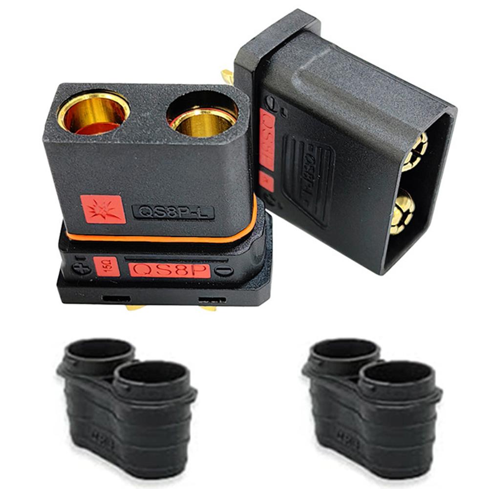 For Battery Modification Connector QS8P L 500V 110A Aircraft Model Connector with Dust Cover for Energy Systems