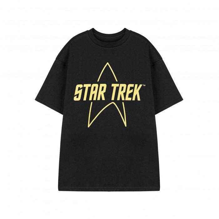 STAR TREK Mens Logo Short-Sleeved T-Shirt