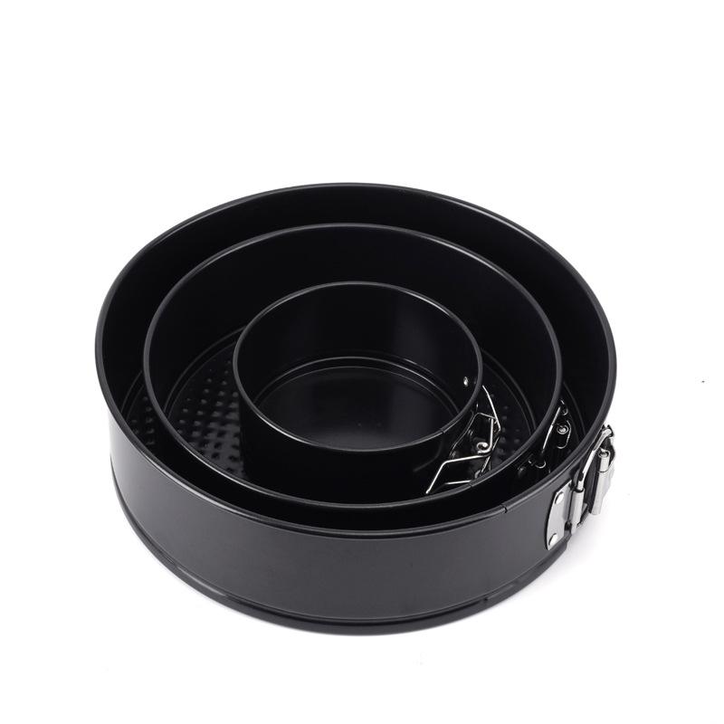 Non-Stick Round Cake Pan Set - Buckle Design for Baking