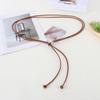 Imitation Women Waist Belt Adjustable Length Leather Belt Fashion Accessory