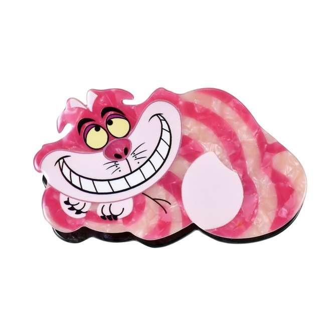DISNEY Cheshire Cat Hair Clip Glow-in-the-Dark Die-Cut ( CHESHIRE CAT ) NEW